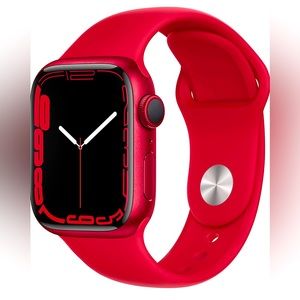 Apple Watch Series 7 [GPS + Cellular 41mm] Smart Watch w/ (Product) RED